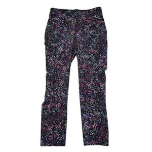 Lululemon Base Pace High Rise Crop 23" Inseam Floral Spray Size 6
